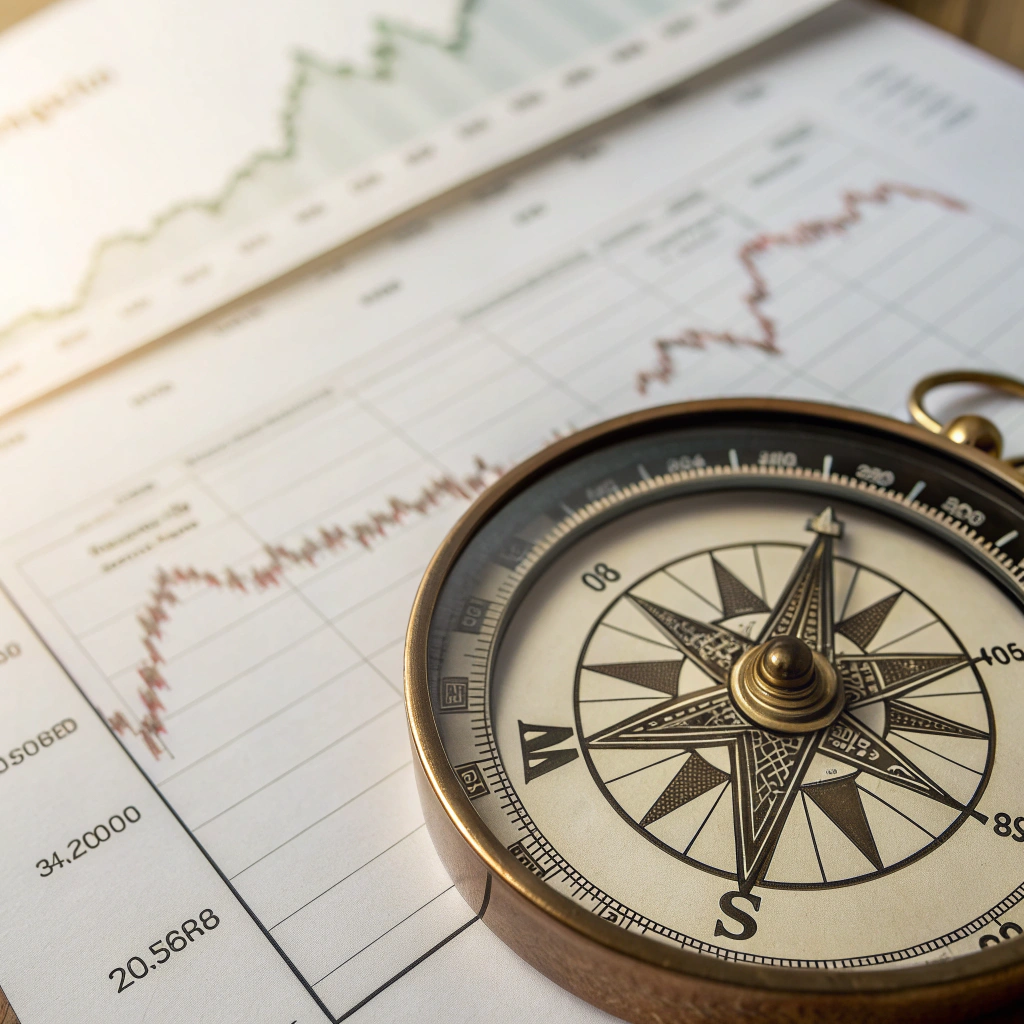 Financial Compass Illustration